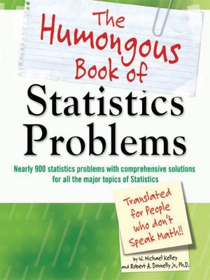 cover image of The Humongous Book of Statistics Problems